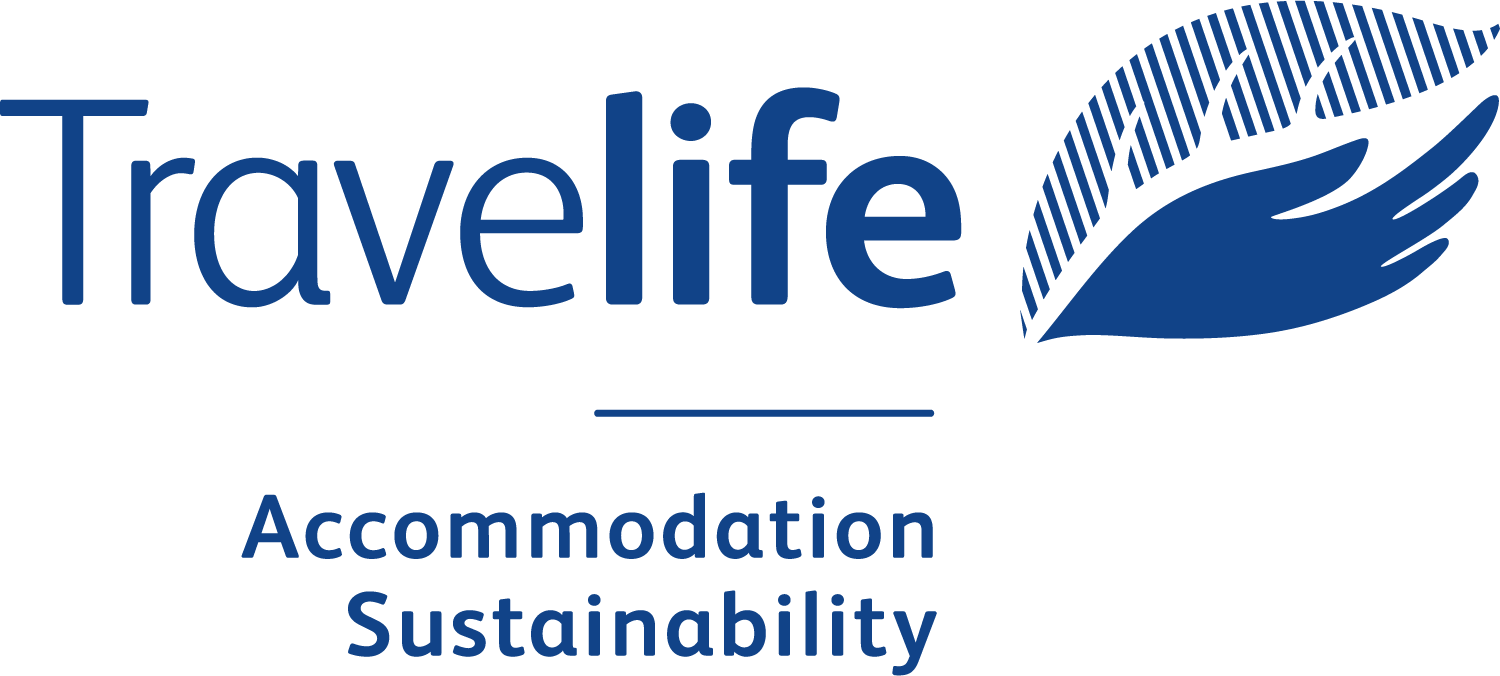 accommodation sustainability horizontal blue