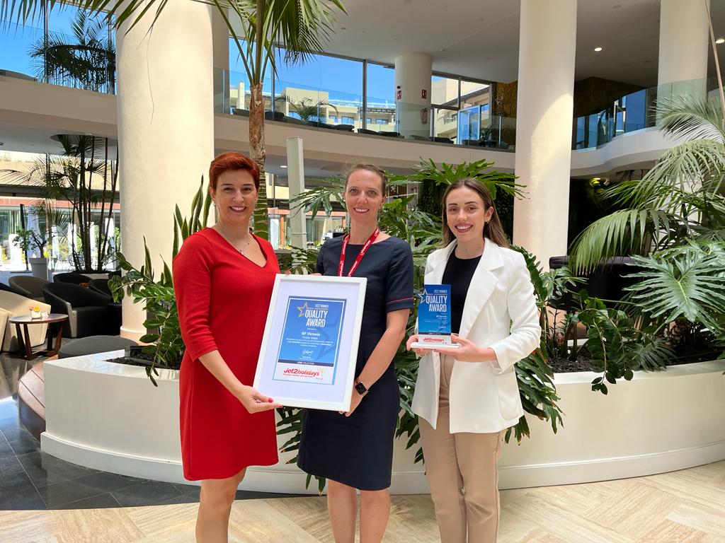 GF Victoria recibe el Quality Award de Jet2
